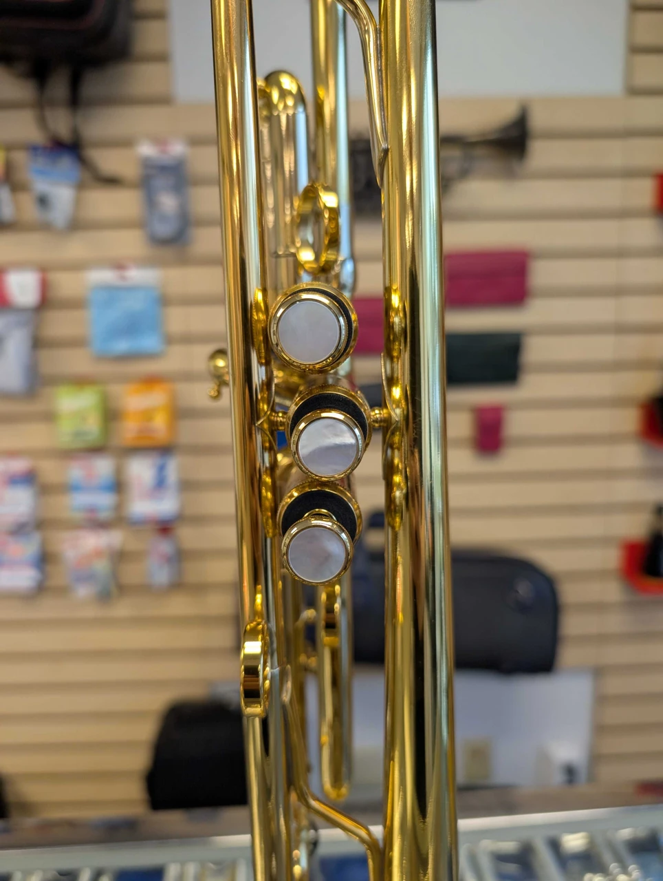 FLASH SALE ON a great pre-owned ACB by Adams Americana Trumpet in Gold Lacquer