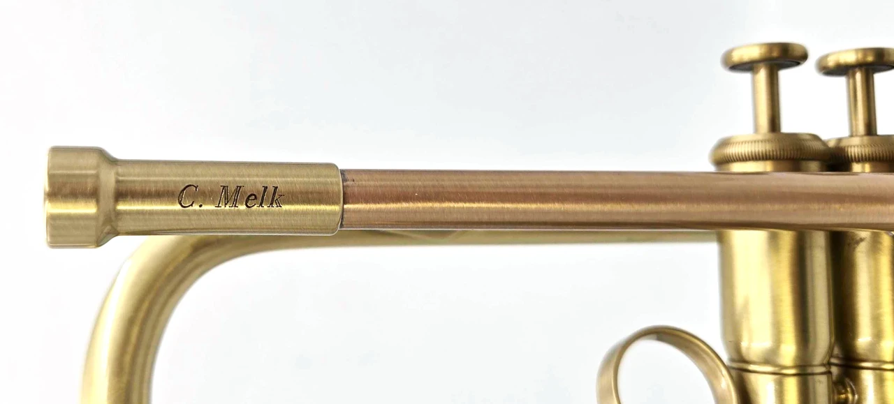 Like New Pre-Owned Charlie Melk Bb Trumpet in Brushed Lacquer