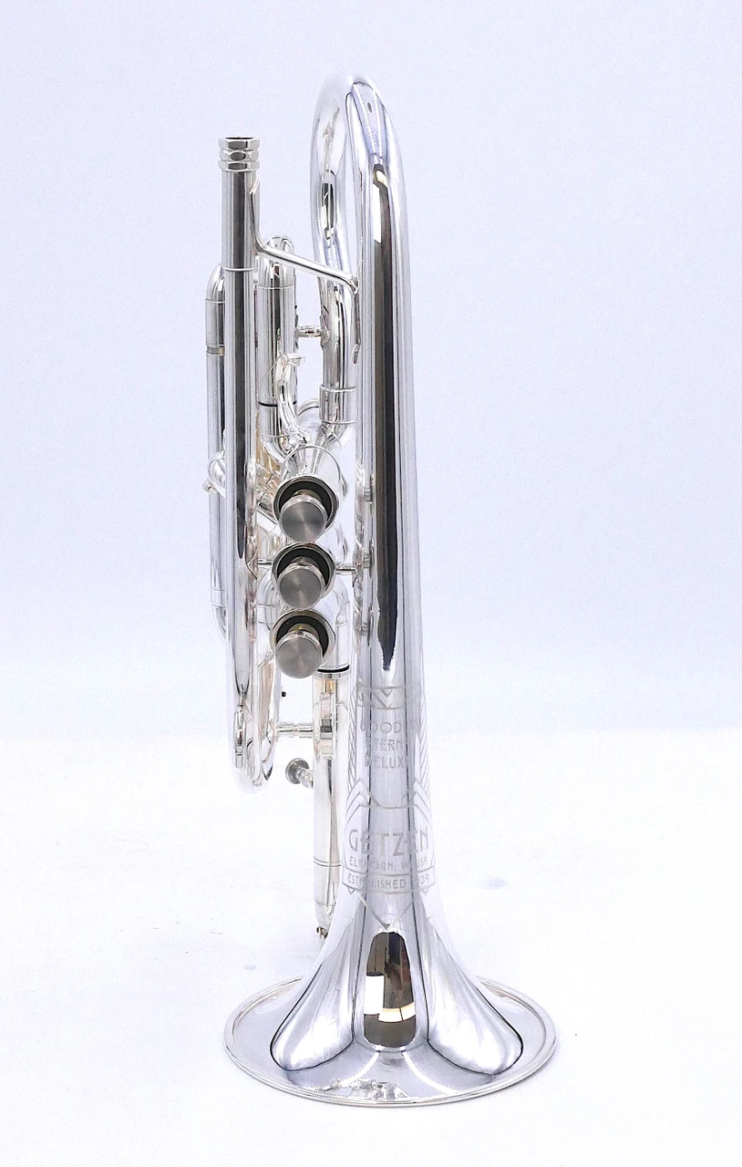 Pre-Owned Getzen 800DLX Eterna Deluxe Cornet in Silver Plate 