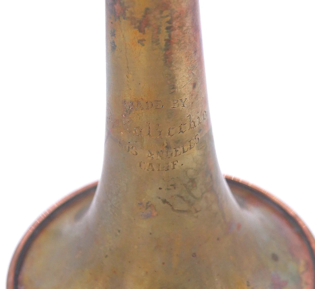 1950s D. Calicchio Trumpet in Raw Brass