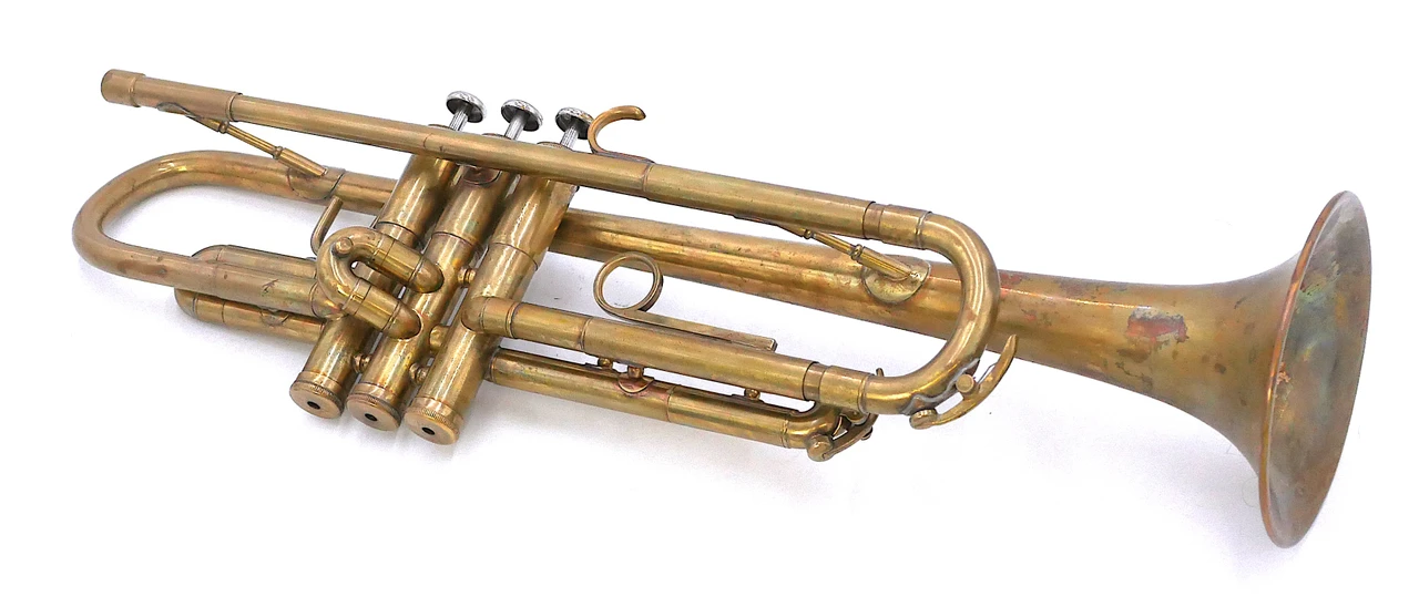 1950s D. Calicchio Trumpet in Raw Brass