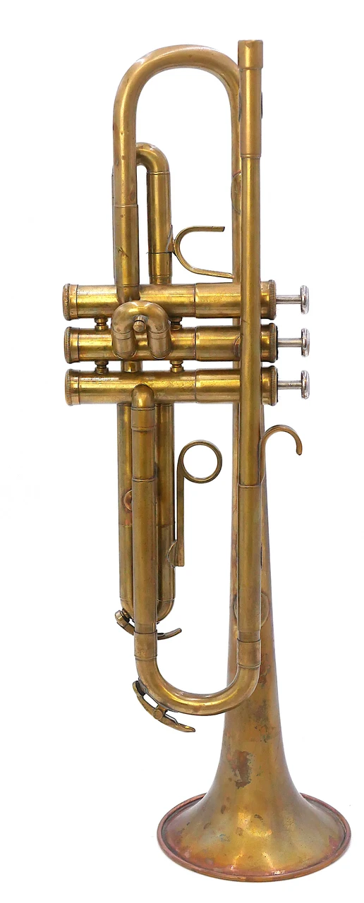 1950s D. Calicchio Trumpet in Raw Brass