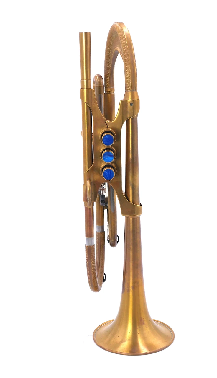 Available Now! Pre-Owned Harrelson Muse Trumpet in Raw Brass
