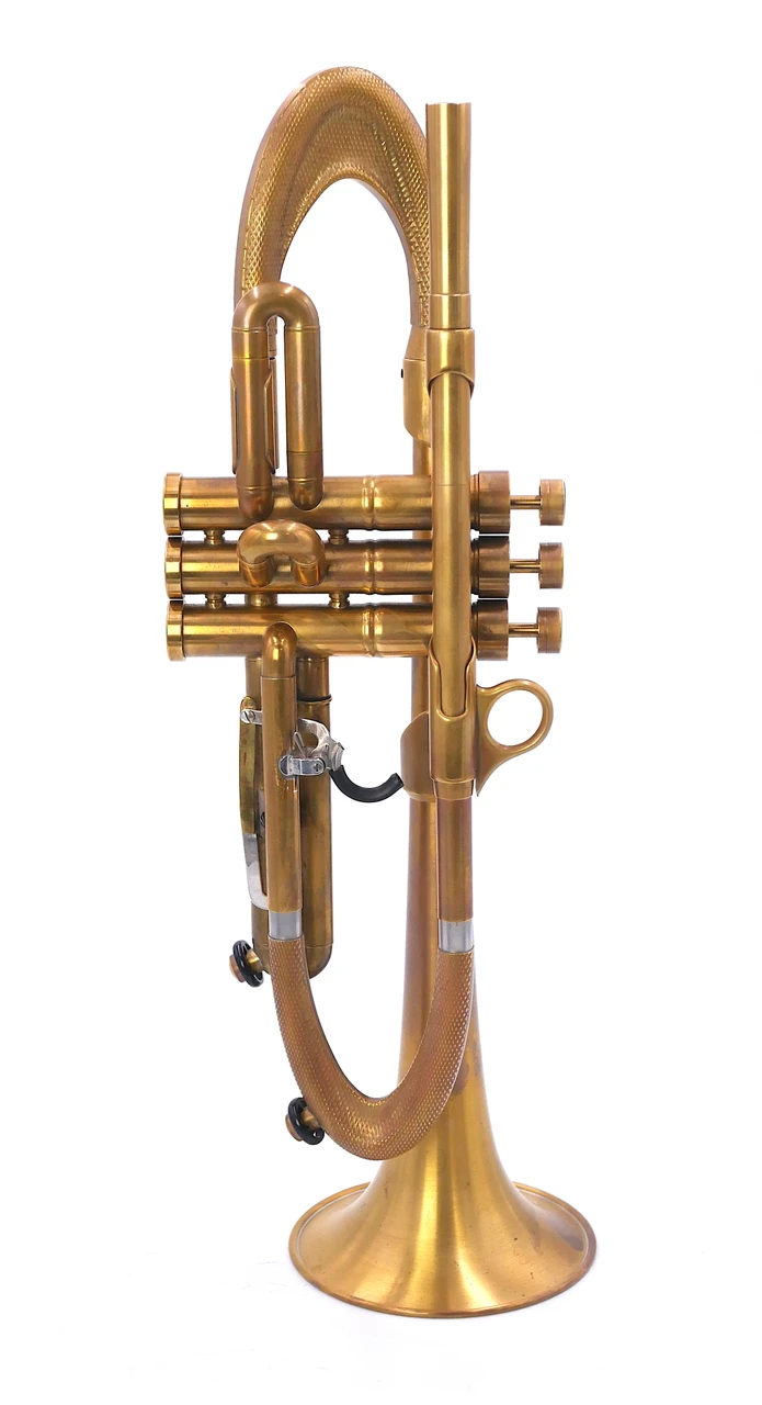 Available Now! Pre-Owned Harrelson Muse Trumpet in Raw Brass