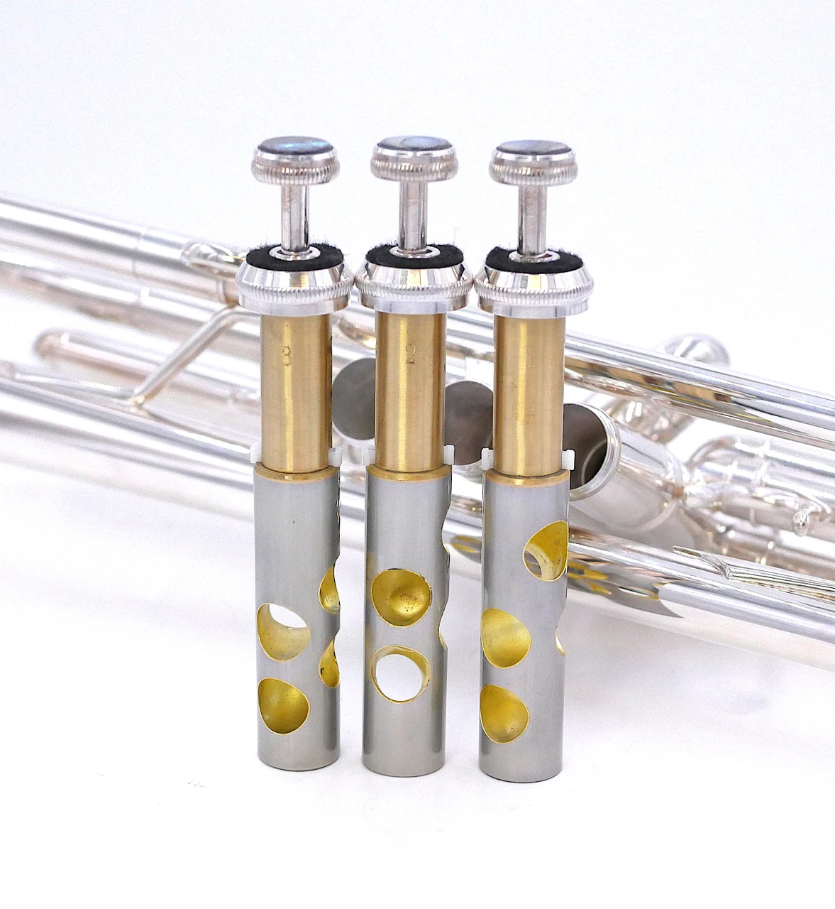 Bell Trumpets BT3-350-370G Trumpet in Silver Plate 