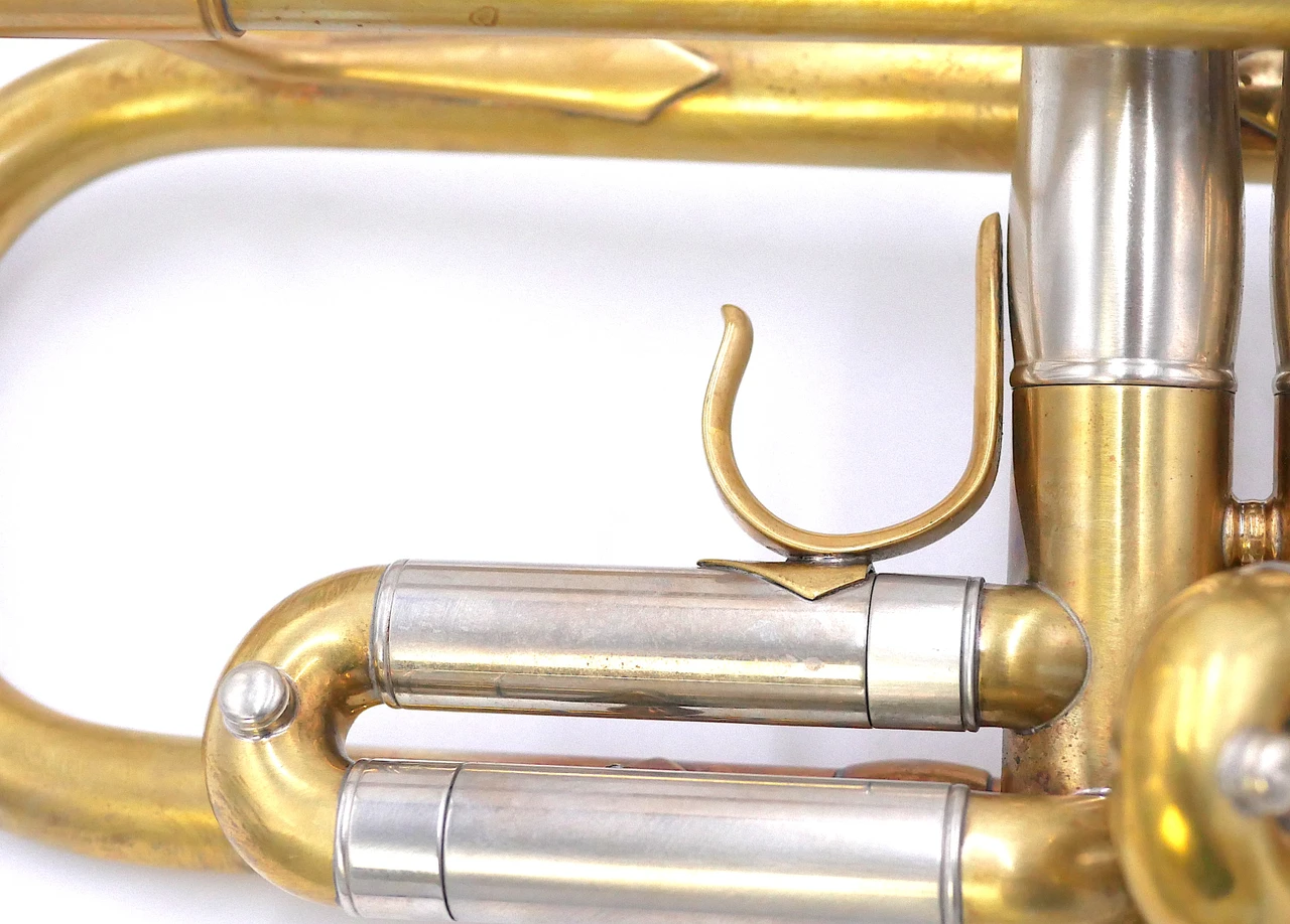 Pre-Owned Early S.E. Shires Model AHWSE Trumpet in Raw Brass 