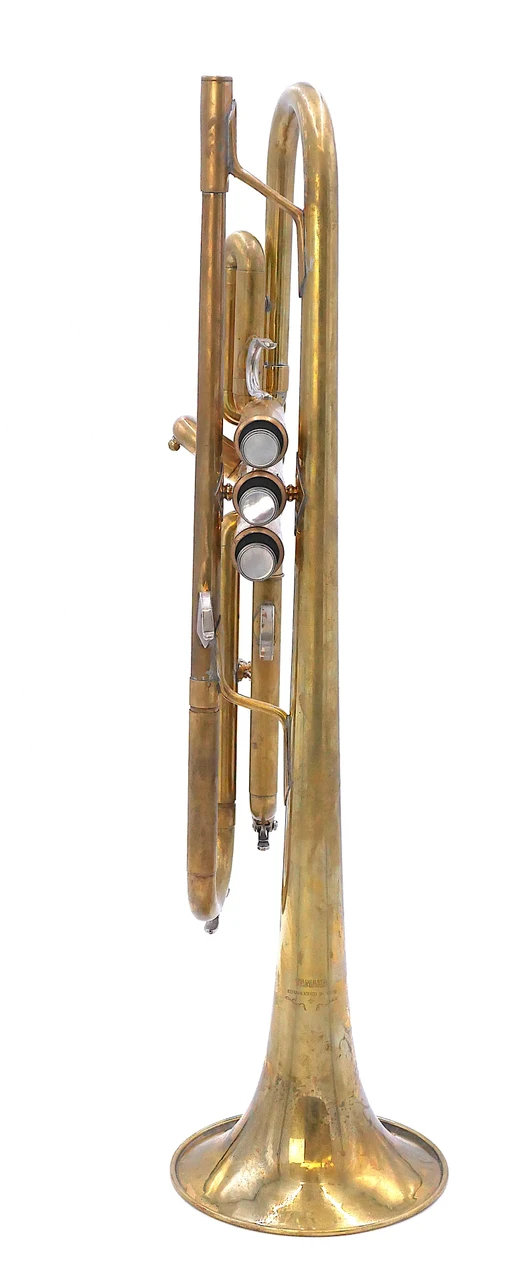 Gen 1 Yamaha Bobby Shew YTR-6310Z Trumpet in Raw Brass