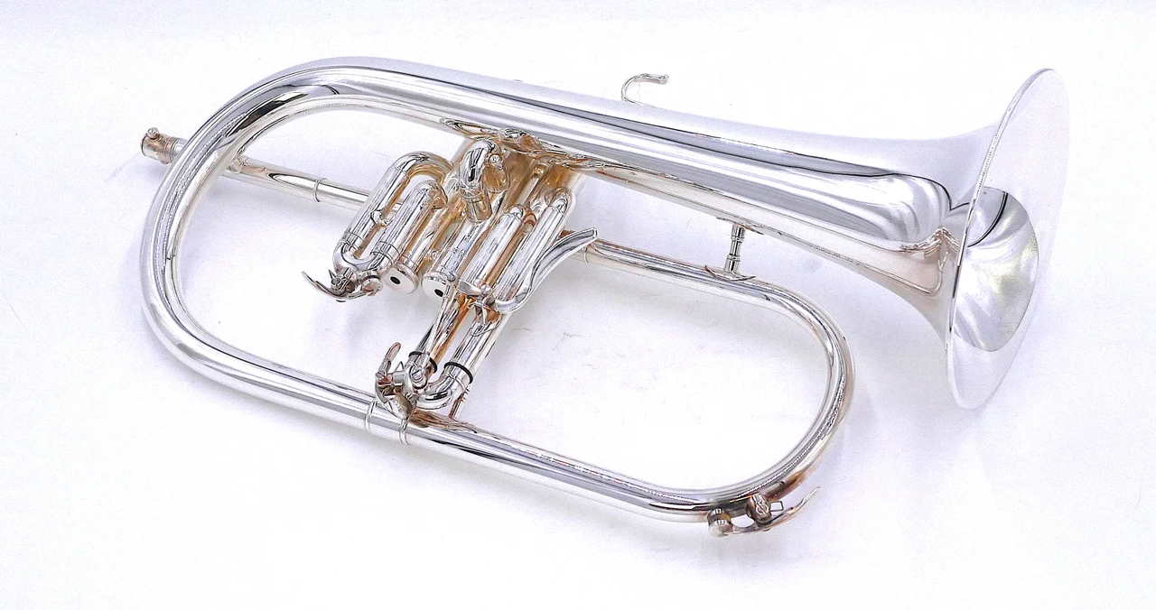 Pre-Owned Gen I Yamaha YFH-8315G Flugelhorn in Silver Plate 
