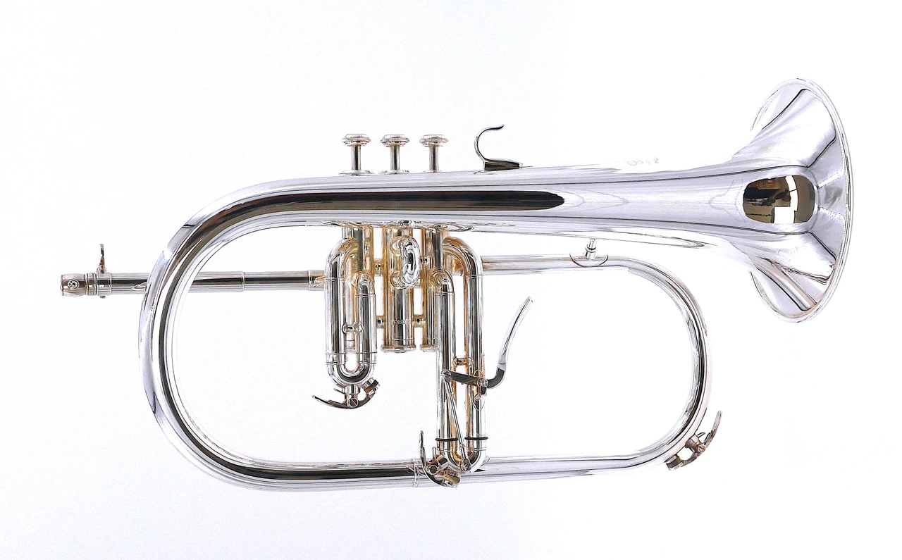 Pre-Owned Gen I Yamaha YFH-8315G Flugelhorn in Silver Plate 