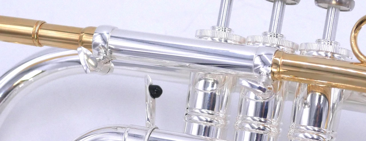 Smith-Watkins Soloist Dual Trigger Cornet in Silver Plate 