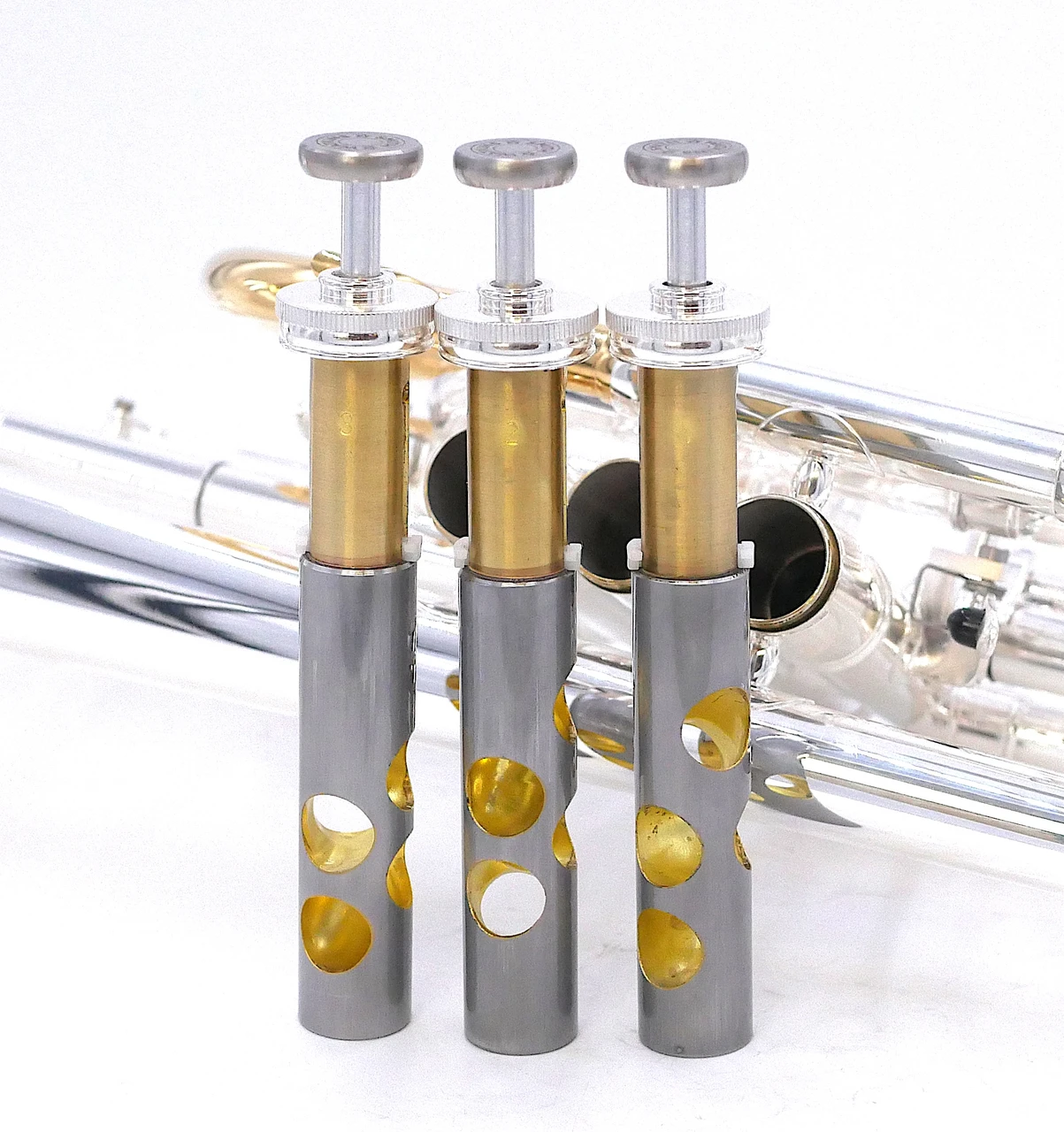 Smith-Watkins Soloist Dual Trigger Cornet in Silver Plate 