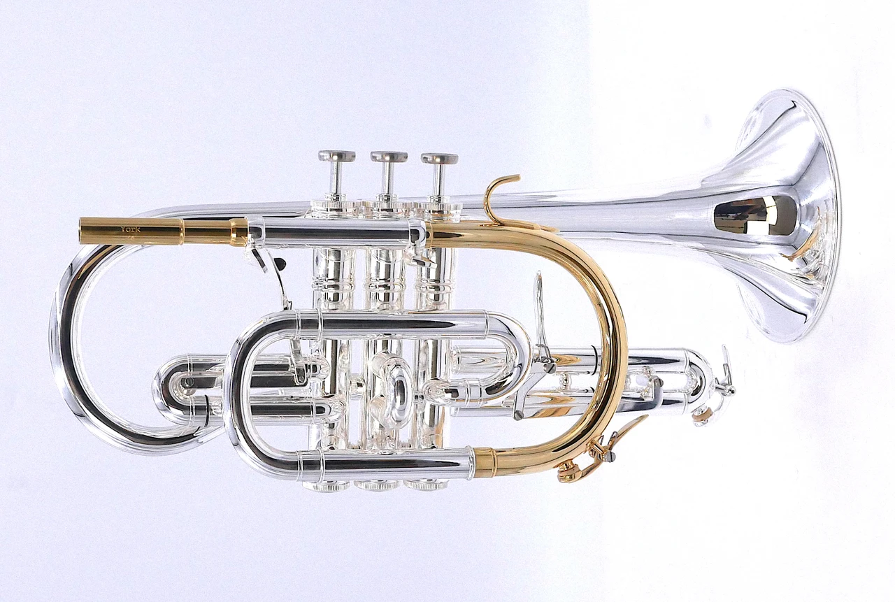 Smith-Watkins Soloist Dual Trigger Cornet in Silver Plate 