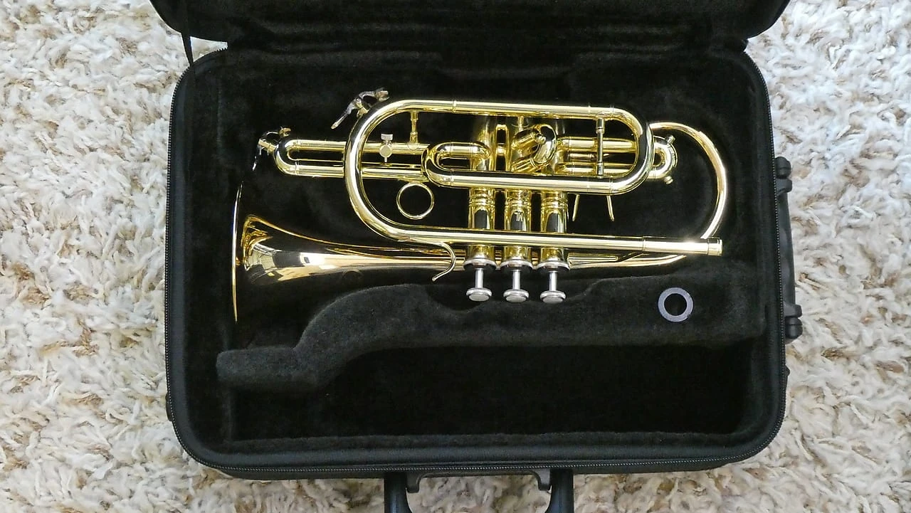 Closeout sale!  Manchester Professional Bb Cornet with Gold Brass Bell