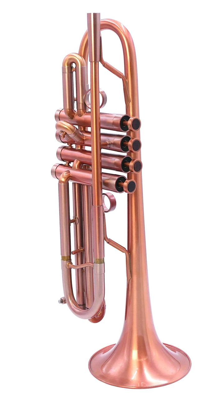 Extended Range! Pre-Owned Adams 4 Valve A4 Custom Series Trumpet in Brushed Copper Lacquer 