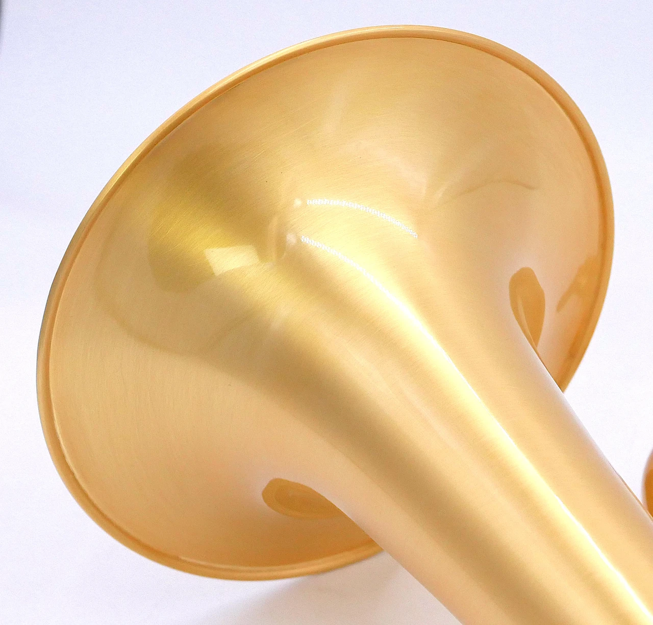 Trent's Bell Trumpets Axis Flugelhorn w/ Copper Bell in Gold Lacquer 