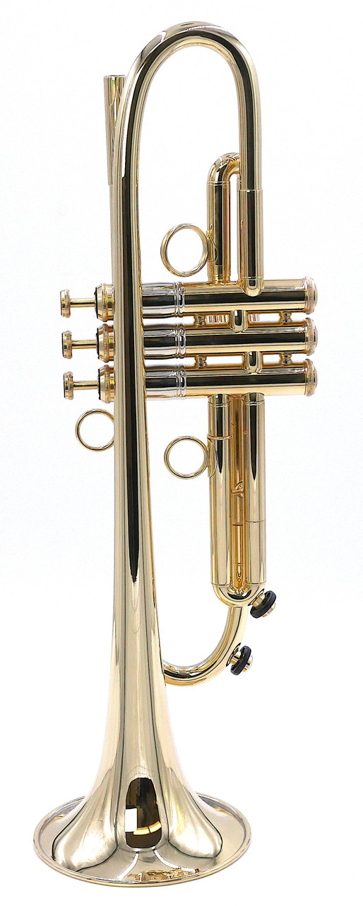 Bell Trumpet BT7-352-150Y Trumpet w/ Reverse Leadpipe in Polished Clear Lacquer 
