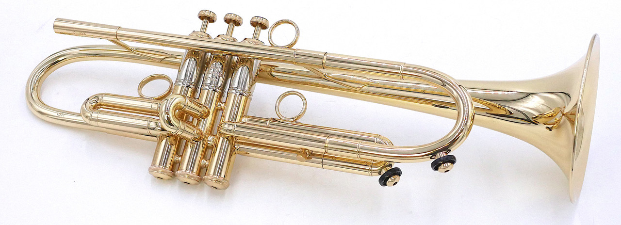 Bell Trumpet BT7-352-150Y Trumpet w/ Reverse Leadpipe in Polished Clear Lacquer 