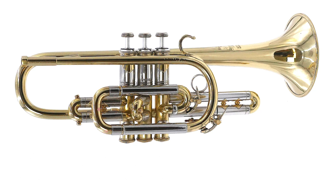 1956 Bach Mt. Vernon Stradivarius Model 181 Cornet in Clear Lacquer 