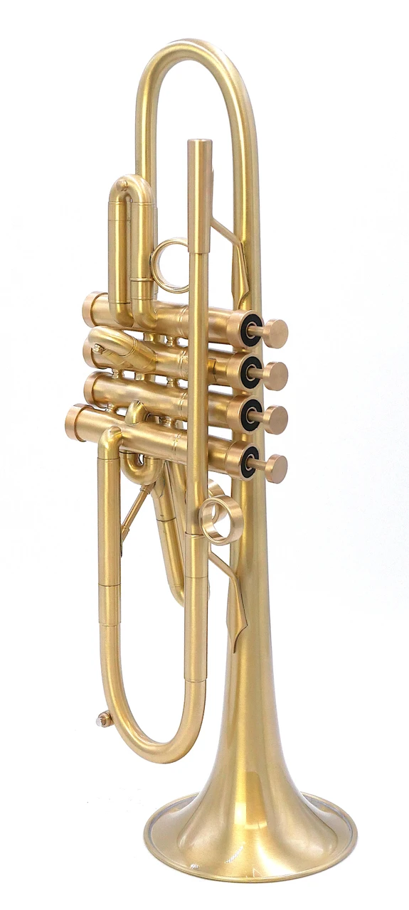 Quarter-tone Awesomeness! Bell Trumpets BT3-350-600Y 4 Valve Trumpet in Satin Lacquer 