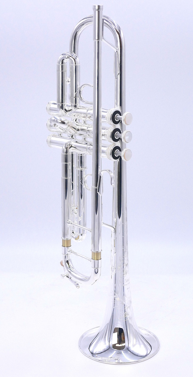 RED TAG SALE! S.E. Shires Model B Trumpet in Silver Plate  open box demo!