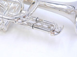 Brasspire Unicorn Cornet with Dual Triggers:  A great 1st  brass band cornet or solo instrument