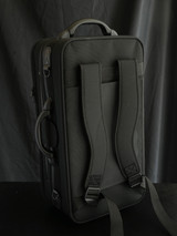 Schagerl James Morrison Signature Series trumpet case exterior back with backpack straps