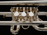 Schagerl Salzburg Rotary Trumpet in Silver Plate