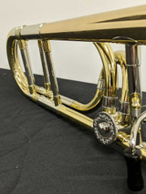 Manchester Brass Professional Tenor Trombone with Red Brass Bell