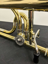 Manchester Brass Professional Tenor Trombone with Red Brass Bell