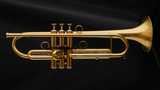 Adams A1v2 Selected Series trumpet full side view