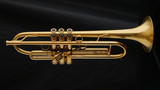 Adams A1v2 Selected Series trumpet partial top view