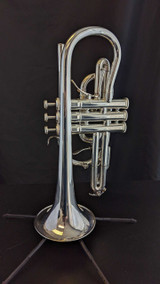 Brass Band Bundle! ACB Doubler's Dual Trigger Large Bore Shepherd's Crook Cornet, ACB Fab cornet mouthpiece, DW Straight, DW Cup mute, Care kit, and stand!