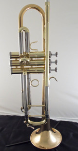 Manchester Brass Professional Bb Trumpet in Clear Lacquer with Gold Brass Bell