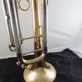 Manchester Brass Professional Bb Trumpet in Clear Lacquer with Gold Brass Bell