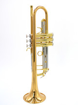 Manchester Brass Professional Bb Trumpet in Clear Lacquer with Gold Brass Bell