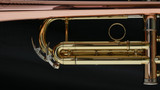 Getzen 900DLX Eterna Deluxe Model Bb Trumpet in Clear Lacquer with copper bell!