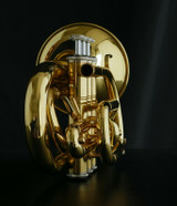 Manchester Brass Large Bell Pocket Trumpet in Polished Lacquer