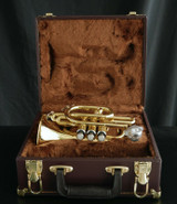 Manchester Brass Large Bell Pocket Trumpet in Polished Lacquer