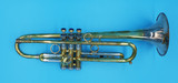 Del Quadro Custom Built Trumpet in Raw Brass 