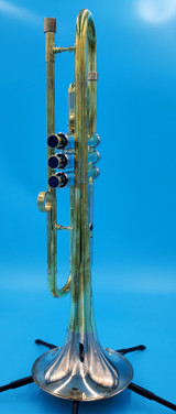 Del Quadro Custom Built Trumpet in Raw Brass 