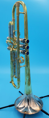 Del Quadro Custom Built Trumpet in Raw Brass 