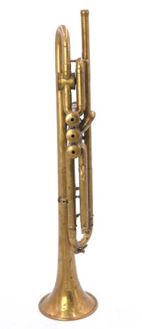   From The Brad Goode Collection: 1929 Conn 56B Trumpet in Raw Brass 