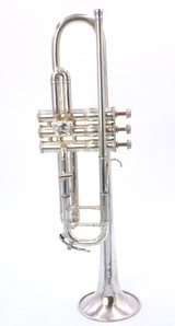 From The Brad Goode Collection: Keefer Trumpet in Silver Plate 