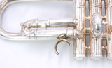 From The Brad Goode Collection:  1920's Besson  Fabrication Trumpet in Silver Plate
