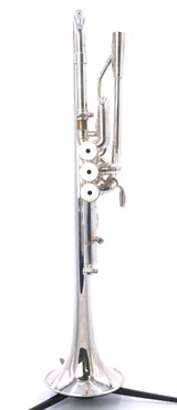 From The Paul Kurtz Collection: Adams Custom Series Eb/D Trumpet in Silver Plate