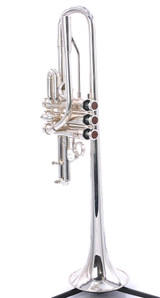 From The Paul Kurtz Collection: Adams Custom Series Eb/D Trumpet in Silver Plate