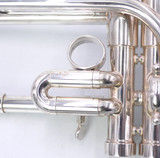 From The Paul Kurtz Collection: Adams Custom Series Eb/D Trumpet in Silver Plate