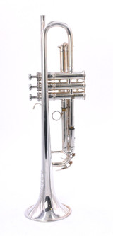 Pre-Owned Post War Besson Brevette Trumpet in Silver Plate