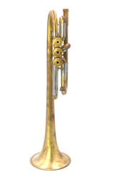 Wonderful  Pre-Owned Chicago Monette STC Eb Trumpet in Raw Brass