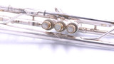 1925 King Liberty Trumpet in Silver Plate 